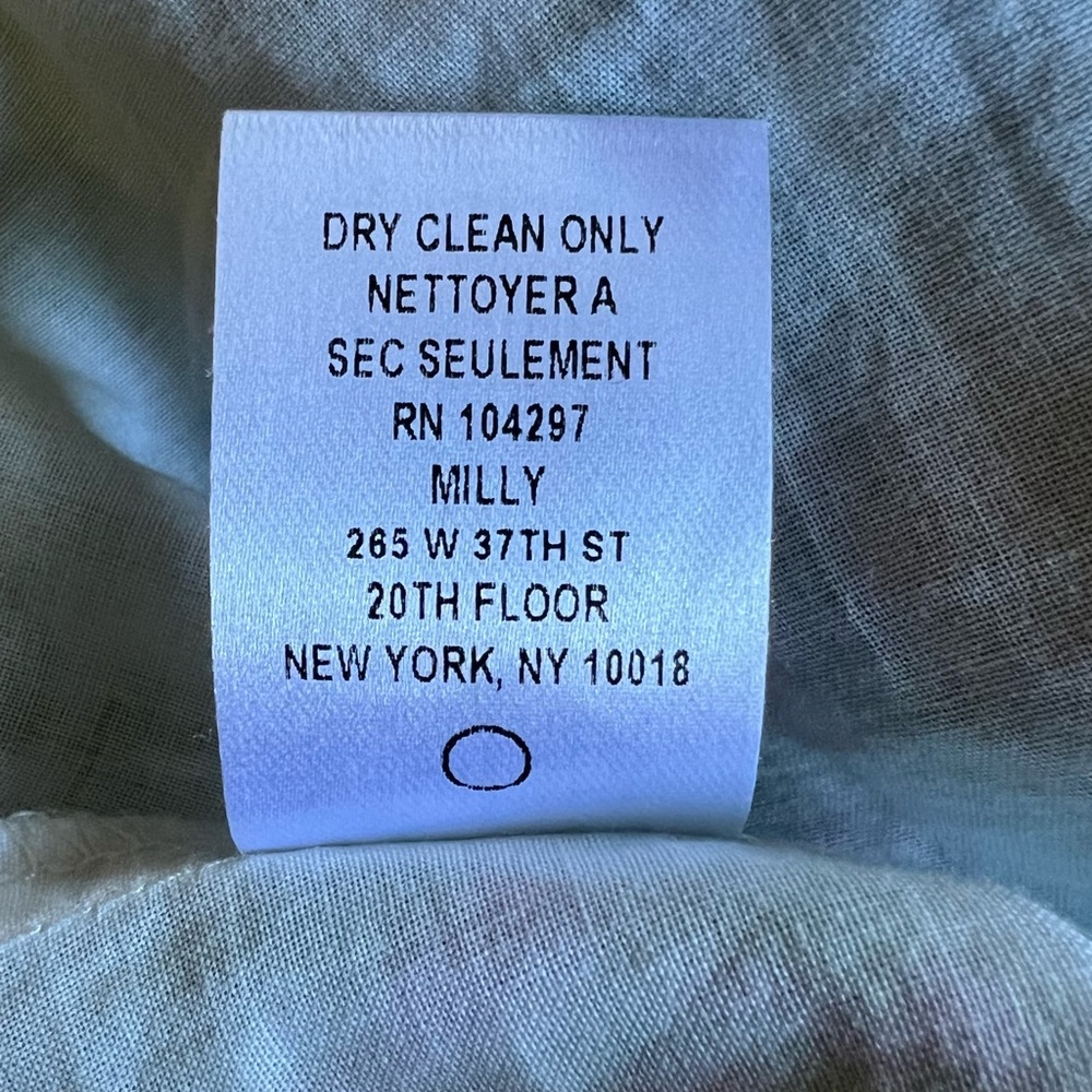 MILLY Green Pink Floral Garden Sun Dress Lace Trim *As Seen on Dexter TV* Sz 2 - Picture 14 of 14